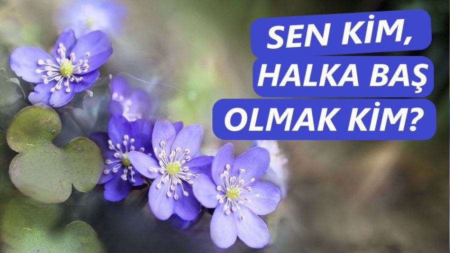 Sen kim, halka ba olmak kim?