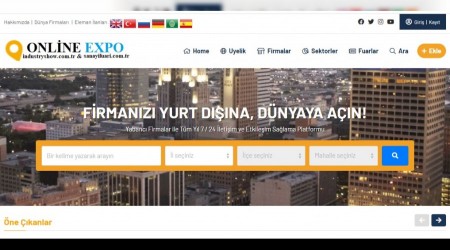 onlineexpo.com.tr tm firmalari ye olmaya davet ediyor.
