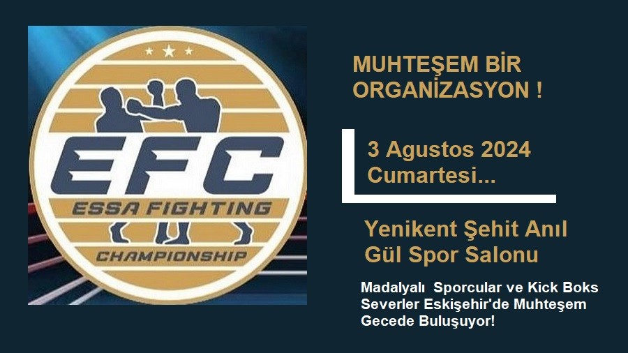 Eskiehir'de Muhteem Kick Boks Gala Gecesi!