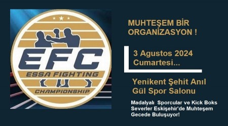 Eskiehir'de Muhteem Kick Boks Gala Gecesi!