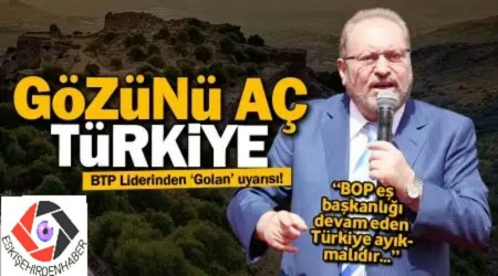 Golan Tepeleri'nden Trkiye'ye