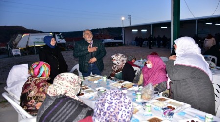 BAKAN BOZKURT, GNL SOFRASINI A.KUZFINDIK'TA KURDU