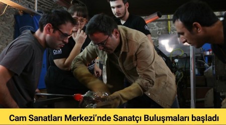 Cam Sanatlar Merkezinde Sanat Bulumalar balad