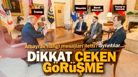 Bakan Albayrak Trump ile grt