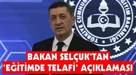 Bakan Seluk'tan 'eitimde telafi' aklamas