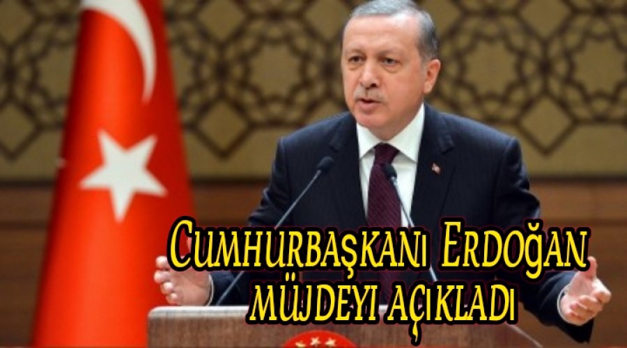 Cumhurbakan Erdoan mjdeyi aklad