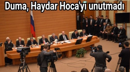 Duma, Haydar Hoca'y unutmad