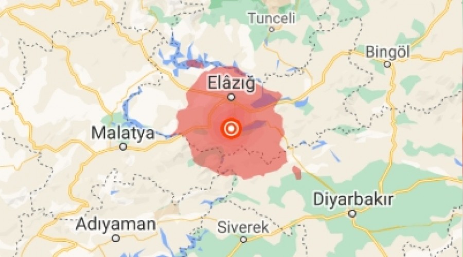 ELAZI'DA 5.3 BYKLNDE DEPREM!