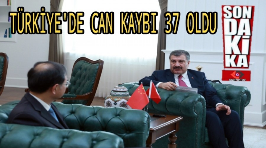 SON DAKKA TRKYE'DE CAN KAYBI 37 OLDU