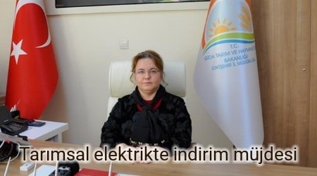 Tarmsal retimde Kullanlan Elektrik Bedellerinde ndirim Mjdesi