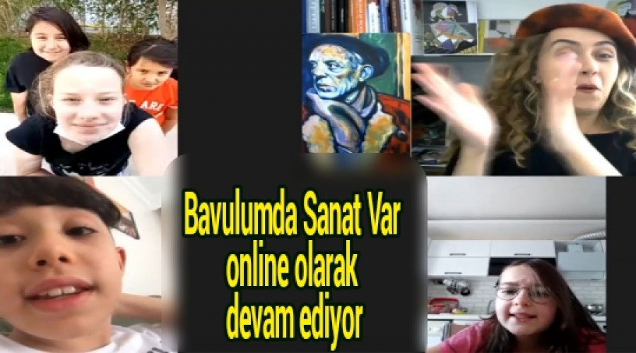 Bavulumda Sanat Var online olarak devam ediyor