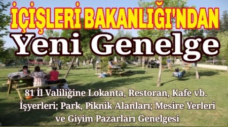 ileri Bakanl'ndan yeni genelge