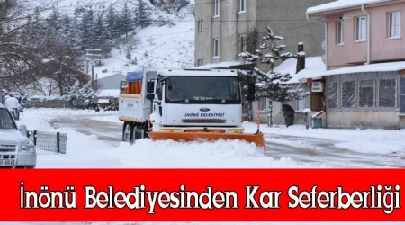 nn Belediyesinden Kar Seferberlii