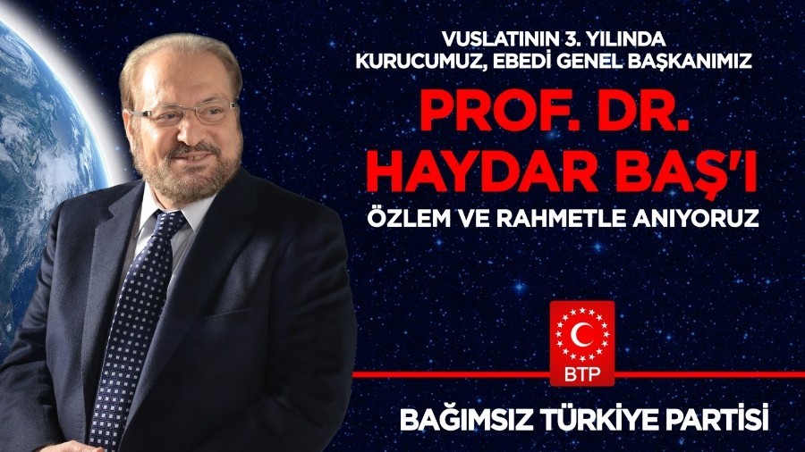 Prof. Dr. Haydar Ba, vuslatnn 3. Ylnda Eskiehir'de anlyor