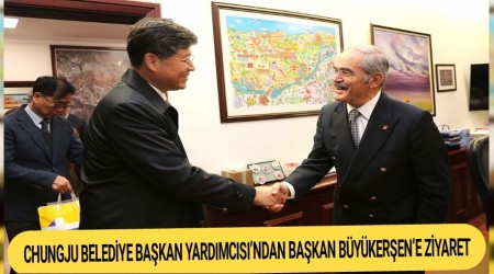 CHUNGJU BELEDYE BAKAN YARDIMCISINDAN BAKAN BYKERENE ZYARET