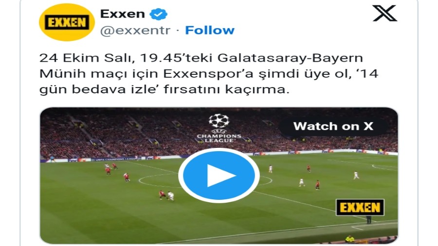 Galatasaray  Bayern Mnih Ma ifresiz mi Yaynlanacak!