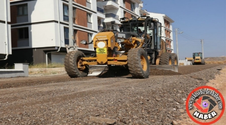 Odunpazarndan Emek Mahallesinde yeni yol almas