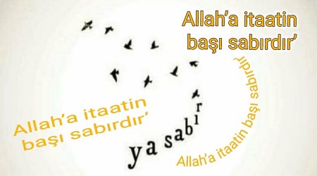 Allaha itaatin ba sabrdr