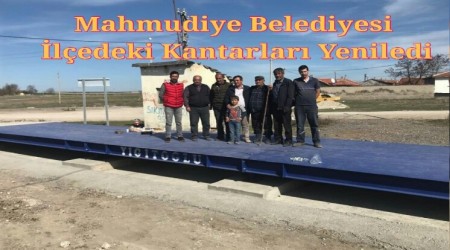 Mahmudiye Belediyesi ledeki Kantarlar Yeniledi