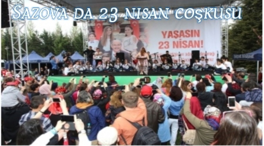 Sazova da 23 nisan cokusu 