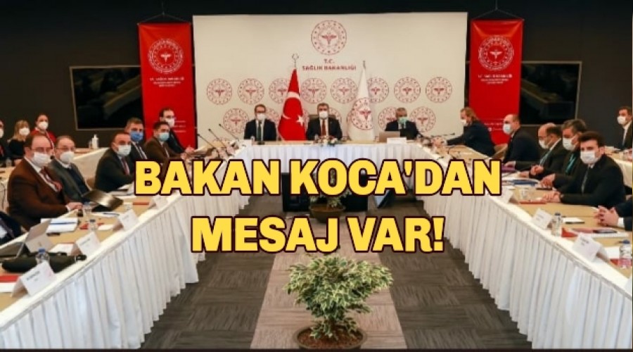 Bakan Kocadan Cumartesi Mesaj