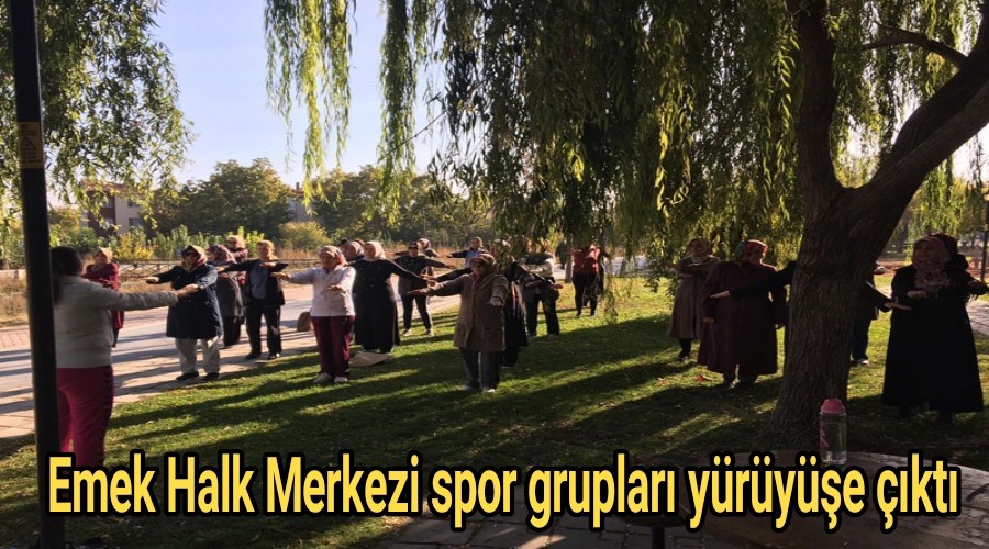 Emek Halk Merkezi spor gruplar yrye kt