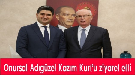 Onursal Adgzel Kazm Kurtu ziyaret etti