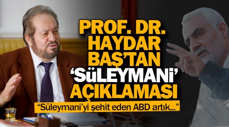 Prof. Dr. Haydar Ba'tan 'Sleymani' aklamas