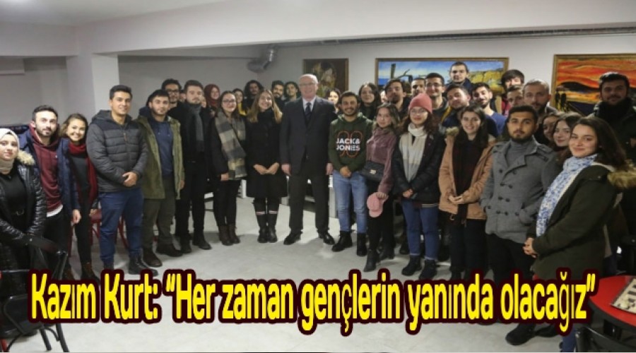 Kazm Kurt: Her zaman genlerin yannda olacaz