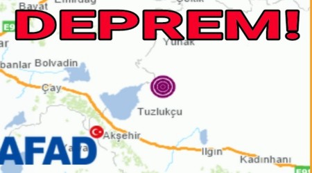 Konya'da Deprem!