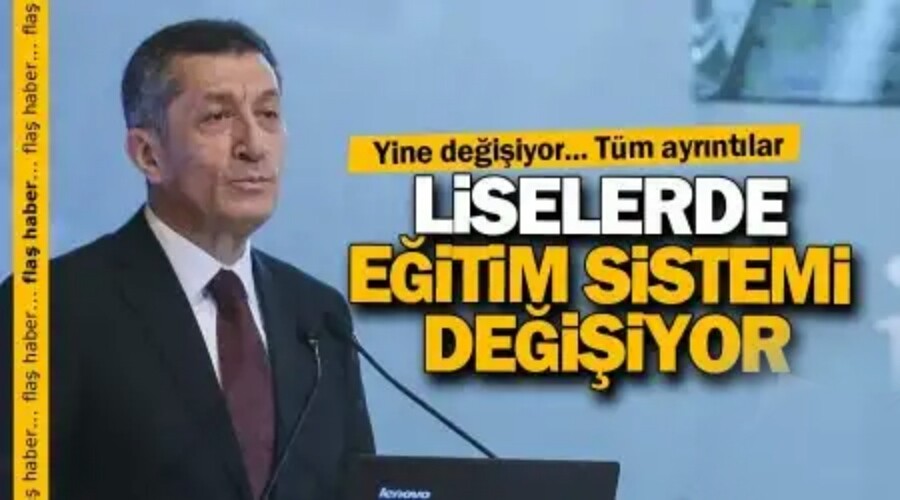 Liselerde eitim sistemi deiiyor