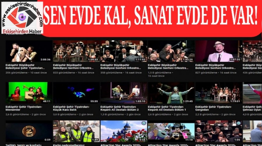 SEN EVDE KAL, SANAT EVDE DE VAR!