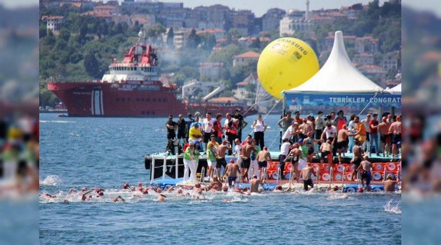 BOAZ KITALARARASI YZME YARIINA BYKEHR DAMGASI