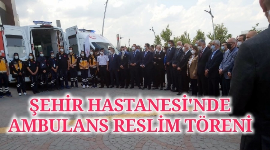 Eskiehir ehir Hastanesi'nde Ambulans Teslim Treni