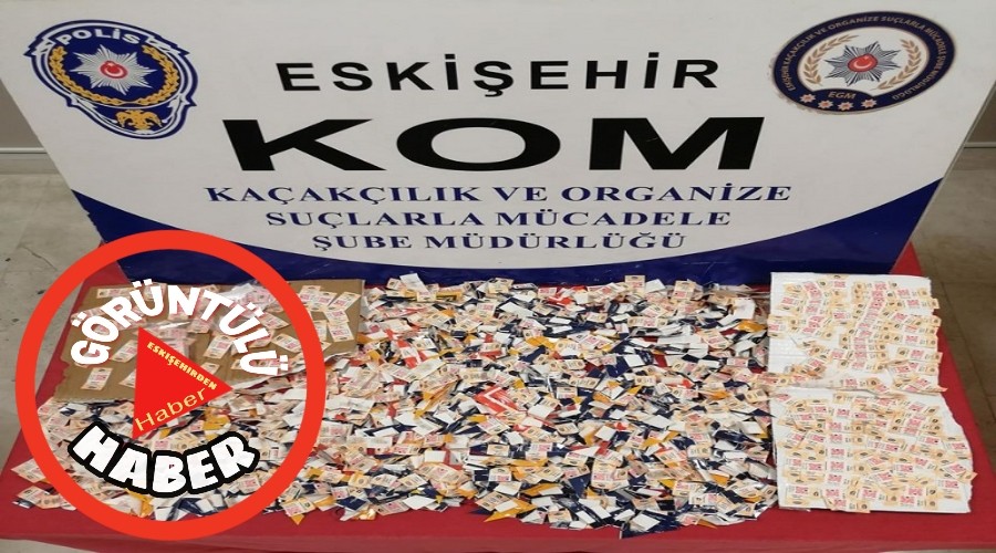 Eskiehir'de 129 ie 1litrelik Etil Alkol Ele Geirildi