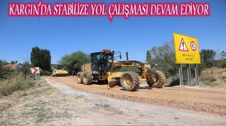 KARGINDA STABLZE YOL ALIMASI DEVAM EDYOR