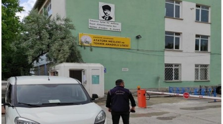 Polis 183 Okul evresinde Grev Yapyor