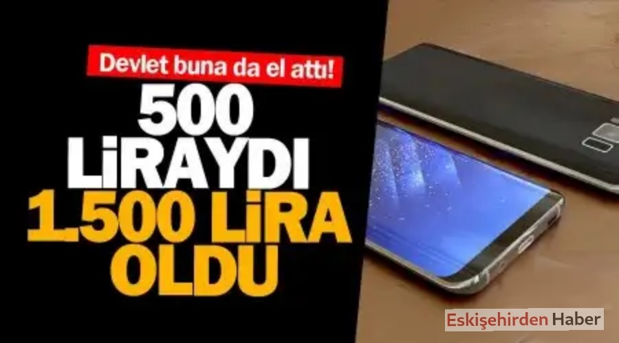 Yurt dndan getirilen telefonlara katmerli har