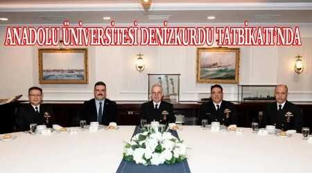 Anadolu niversitesi Denizkurdu Tatbikatnda