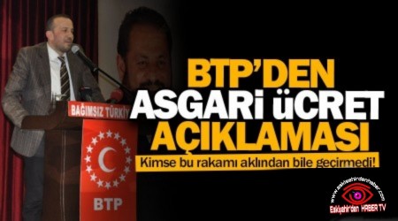 BTPden asgari cret aklamas