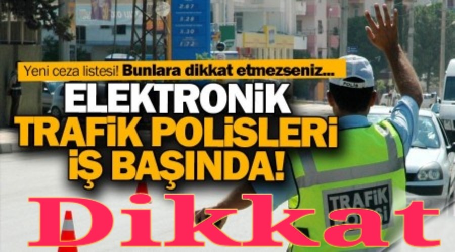 DKKAT! Elektronik trafik polisleri i banda!