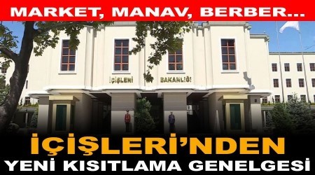 ileri'nden yeni kstlama genelgesi