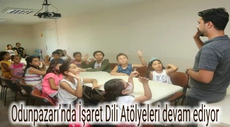 Odunpazarnda aret Dili Atlyeleri devam ediyor