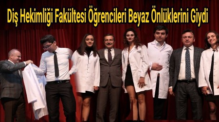 Di Hekimlii Fakltesi rencileri Beyaz nlklerini Giydi