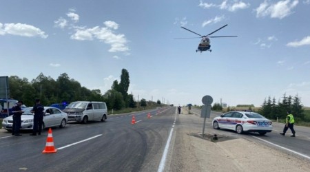 Eskiehir'de Hava Destekli Trafik Denetimi