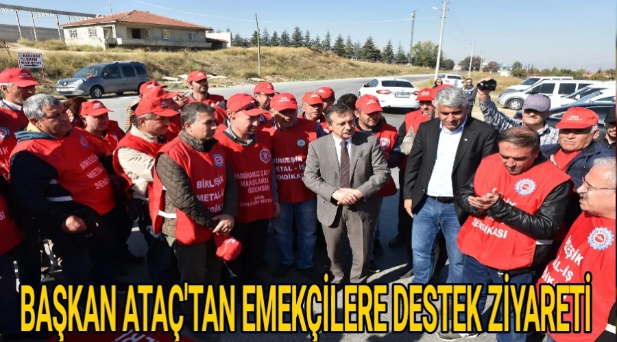 BAKAN ATA'TAN EMEKLERE DESTEK ZYARET