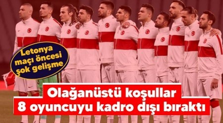 Olaanst koullar 8 oyuncuyu kadro d brakt