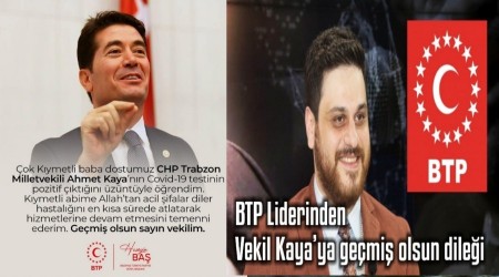 BTP Liderinden Vekil Kayaya gemi olsun dilei