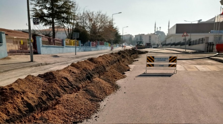 ESK KENT MERKEZ VE KIRSALDA HAT UZATMA ALIMALARINI SRDRYOR