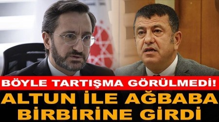 Altun ile Ababa birbirine girdi. Byle tartma grlmedi !